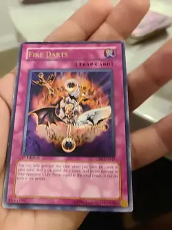 YUGIOH FIRE DARTS CRV-EN049 1ST Edition Ultimate Rare MP - Image 5