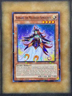 Yugioh Soprano the Melodious Songstress SP17-EN013 Starfoil 1st Ed NM - Image 1