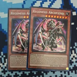 Yugioh Regenesis Archfiend ALIN-EN016 Secret Rare 1st Edition NM 2X - Image 1