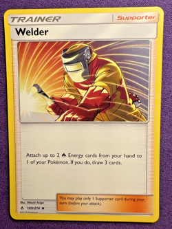 Welder 189/214 - Unbroken Bonds - Pokemon TCG - Trainer Supporter Card (NM) - Image 1
