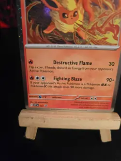 Pokemon Card Flareon #167 Promo Cards Cosmos Holo English - Image 5