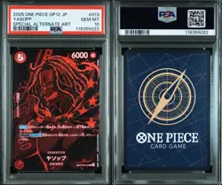 One Piece Yasopp PSA10 SP Rare Card OP09-013 Shitei no Kizuna R Japan - Image 1