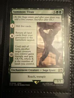 Summon: Titan Final Fantasy Regular Card - Image 1