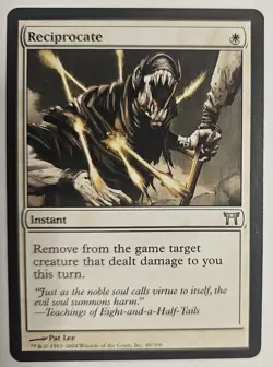 MTG Magic The Gathering Card Reciprocate Instant White Champions Of Kamigawa - Image 1