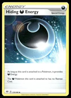 2020 Darkness Ablaze Set Pokemon Card 175 Hiding Energy NM - Image 1