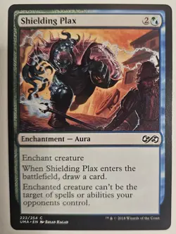 MTG Magic The Gathering Card Shielding Plax Enchantment Aura Ultimate Masters - Image 1
