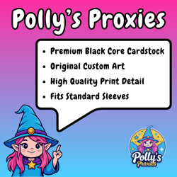 Scrubland FOIL Dual Land Proxy Card with Custom Art Design - Image 4