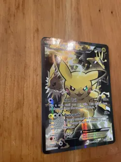 Pikachu EX Ultra Rare Full Art Holo Black Star Promo Card XY124 - Image 2