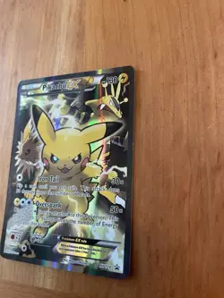 Pikachu EX Ultra Rare Full Art Holo Black Star Promo Card XY124 - Image 3