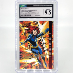 CGC 9.5 Marvel Card Black Widow 102 Signature Tom Morgan /63 Avengers 2022 [9.5] - Image 1