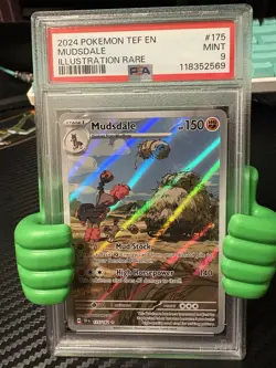 2024 Pokemon TCG Mudsdale Illustration Rare Card PSA 9 Mint - Image 1