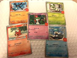 Pokemon Card McDonald's Promo 2025 Japanese Set of 5 NM without pikachu - Image 1