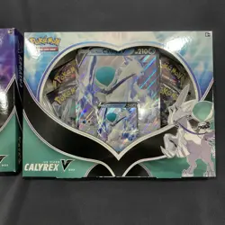 Pokemon V Box Ice Rider & Shadow Rider Calyrex Card Box Set of 4 Boosters SEALED 820650809002 - Image 3