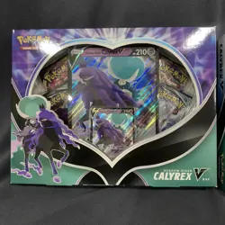 Pokemon V Box Ice Rider & Shadow Rider Calyrex Card Box Set of 4 Boosters SEALED 820650809002 - Image 4