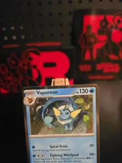 Pokemon Card Vaporeon #168 Promo Cosmos Holo English - Image 2