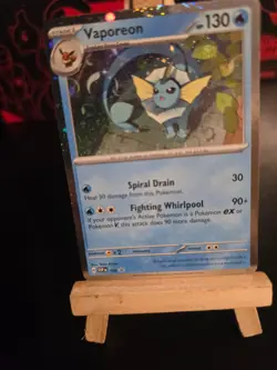 Pokemon Card Vaporeon #168 Promo Cosmos Holo English - Image 4