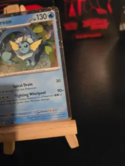 Pokemon Card Vaporeon #168 Promo Cosmos Holo English - Image 5