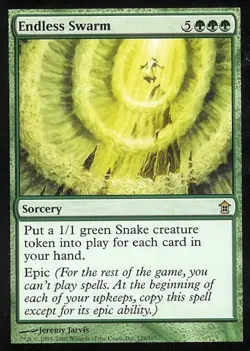 Endless Swarm - Medium Play MTG Saviors of Kamigawa - Image 1