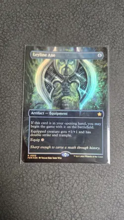 [MTG] Leyline Axe - (Borderless) - [Foil] - Foundations - NM - #353 - Image 1
