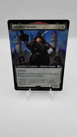 FOIL Extended Art ADELBERT STEINER mtg NM Final Fantasy 1 - Image 1