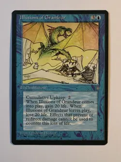 MTG Illusions of Grandeur X1 Ice Age Magic - LP - Image 1