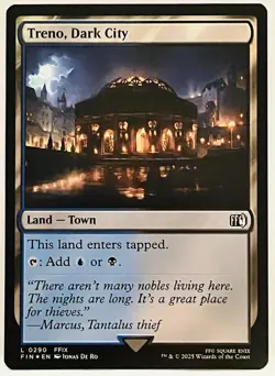 Treno, Dark City -#290- MTG-FINAL FANTASYFOIL-NM - Image 1