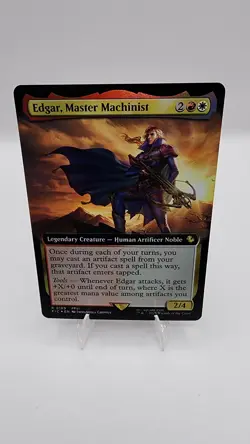MTG Edgar Master Machinist (Extended Art Foi) Final Fantasy Commander 169 FFVI - Image 1
