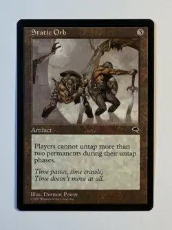 Static Orb - Tempest #310 MTG LP+ Magic: the Gathering - Image 1