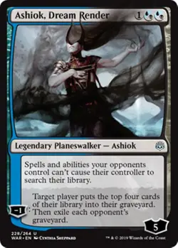 MTG - ASHIOK, DREAM RENDER - War of the Spark (U) - Image 1