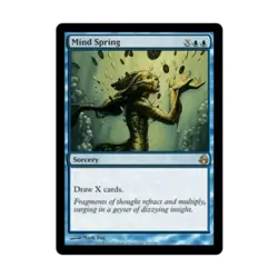 WOTC MtG Morningtide Mind Spring (R) (Foil) EX - Image 1
