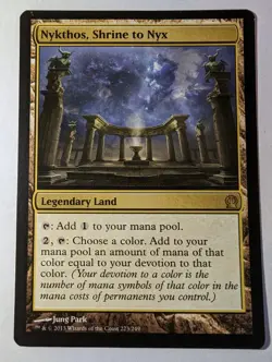 Nykthos, Shrine to NYX Theros MTG Magic the Gathering Land - LP - Image 1