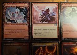 12x MTG Tor Wauki the Younger FOIL Etched Lot Human Damage Rakdos Showcase LOOK! - Image 4