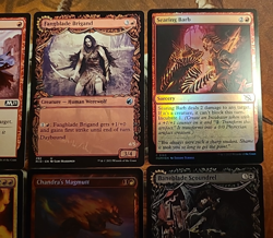 12x MTG Tor Wauki the Younger FOIL Etched Lot Human Damage Rakdos Showcase LOOK! - Image 5