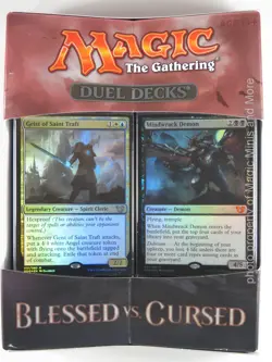 Duel Decks ~ BLESSED vs CURSED MtG sealed Two 60 Card Theme Deck Magic WotC - Image 1
