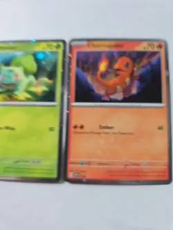 Bulbasaur Charmander Squirtle Pokemon Cards Cosmos Promo Set 046 047 048 NM 151 - Image 4