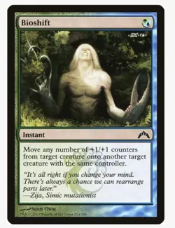 Bioshift #214 Gatecrash Magic Card With Protective Sleeve - Image 1