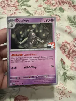 Play! Pokemon Prize Pack Series 7 Shrouded Fable Holo 019/064 Dusclops NM - Image 1