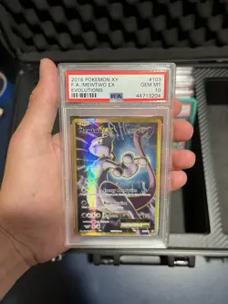 Pokemon TCG Mewtwo EX (Full Art) 103/108 XY Evolutions PSA 10 GEM MINT - Image 1