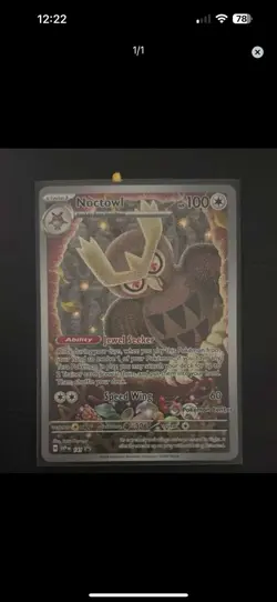 Noctowl-141 (Pokemon Center Exclusive) 141 Sv: Scarlet & Violet Promo Cards Holo - Image 1