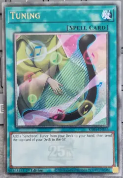 RA04-EN144 Tuning - Quarter Century Secret Rare Card 1st Edition - Image 1