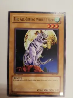 YuGiOh! The All-Seeing White Tiger PSV-093 First Edition - Image 1