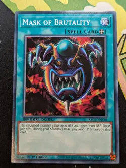 Mask of Brutality - SBCB-EN118 - Common - Yugioh - Image 1