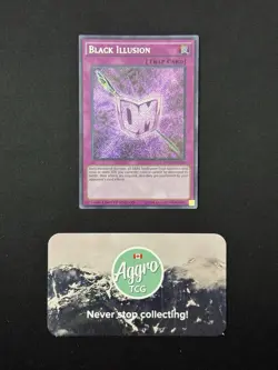 Black Illusion - Yugioh YGLD-ENC00 Limited Edition Secret Rare NM - Image 1