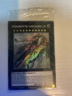 Superdreadnought Rail Cannon Juggernaut Liebe SEALED Secret LDS2-EN124 Yugioh - Image 3