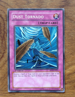 SD8-EN029 Dust Tornado 1st Edition YuGiOh Card. Free UK Postage - Image 2