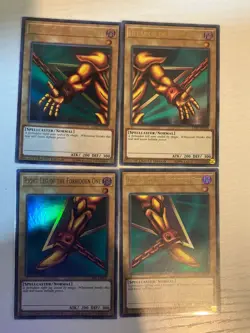 Yugioh Lost Art PROMO Exodia Forbidden Set 4 out 5 LART Lost Art Near Mint - Image 1