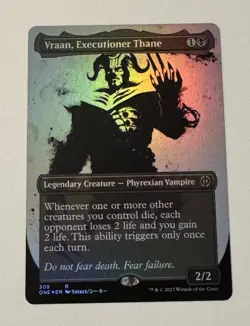MTG Vraan, Executioner Thane (Showcase) Phyrexia: All Will Be One FOIL NM - Image 1