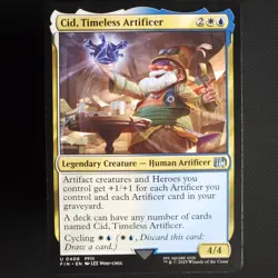 MTG Cid, Timeless Artificer (0408) Final Fantasy Magic the Gathering pack fresj - Image 1