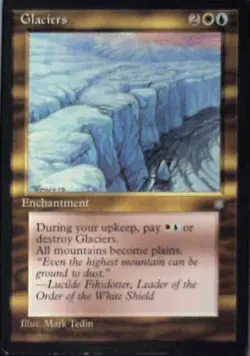 Glaciers - Ice Age: #294, Magic: The Gathering Lp R112 - Image 1