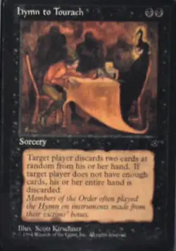 Hymn to Tourach (Table) - Fallen Empires: #38d, Magic: The Gathering Nm R109 - Image 1